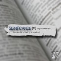 Significance