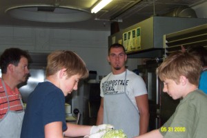 Team Preparing Food