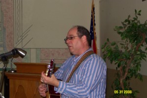 Mike leading Worship 