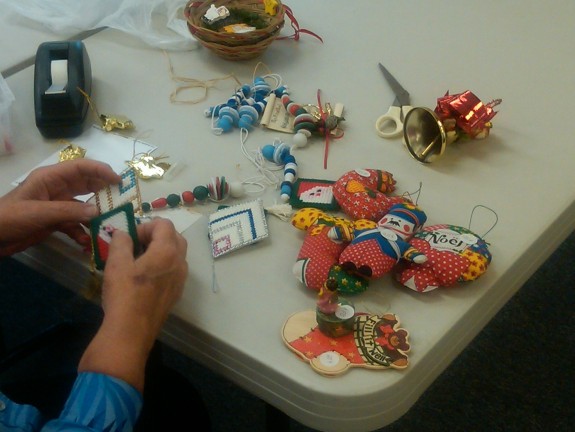 Crafting hands and hearts...