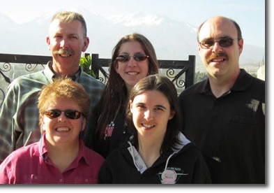 2011 Peru Team:  Dave Simundson, Samantha Simundson, Bob Heath, Elaine Morrison, and Robin Haselwood