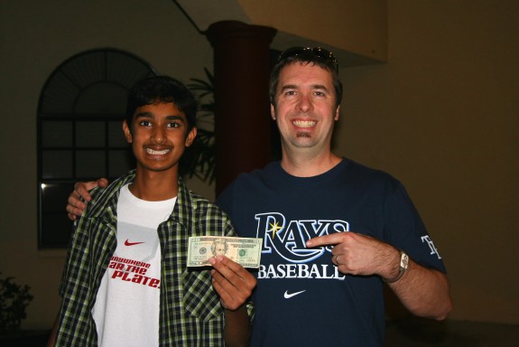 12/31/11 Our first Destiny 20 winner! Congrats Jordan! Found in a tree on the church campus!