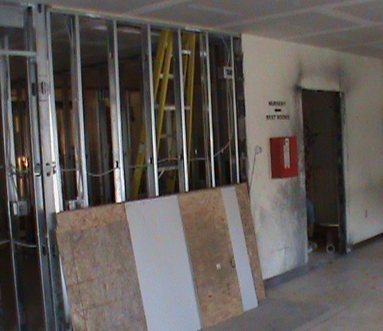 New classroom and nursery