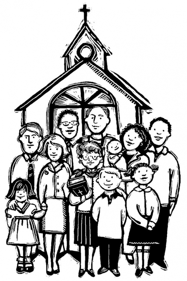 free clipart family and church - photo #35